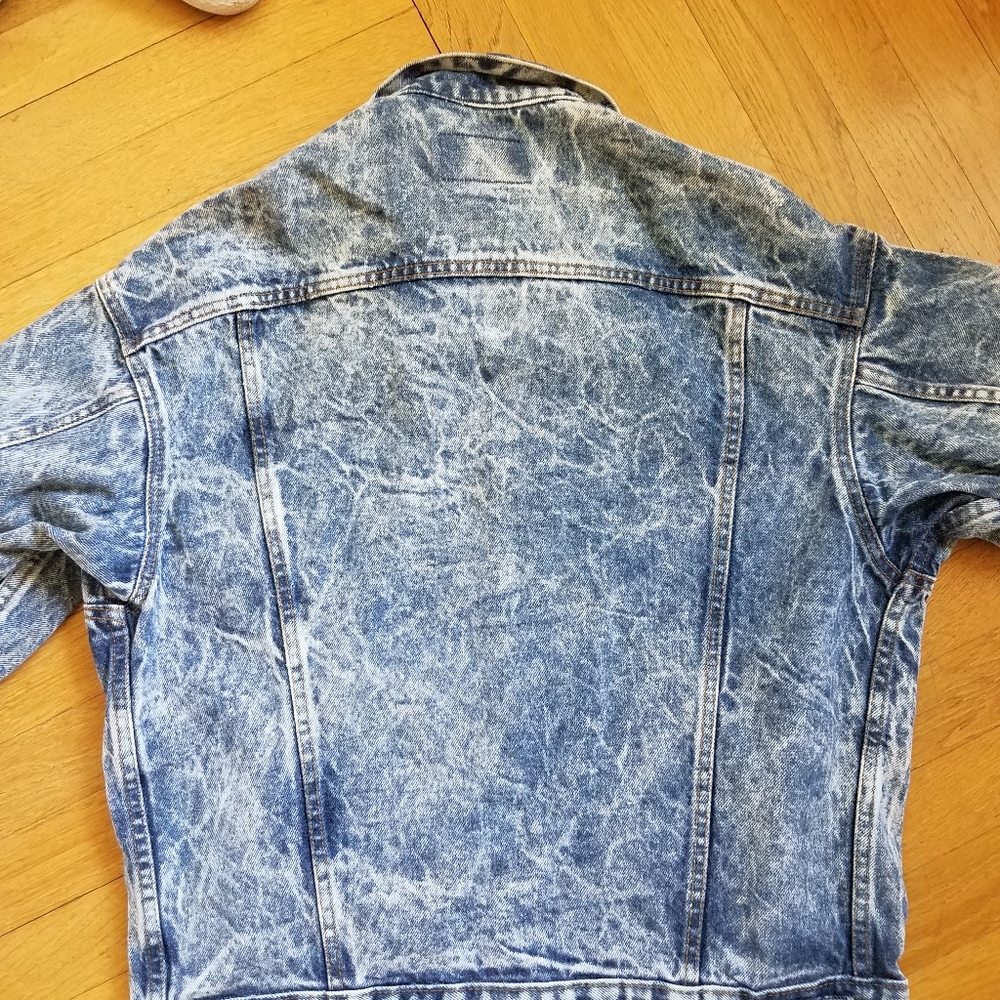 Levi's Vtg acid wash vintage jean jacket - Picture 5 of 8